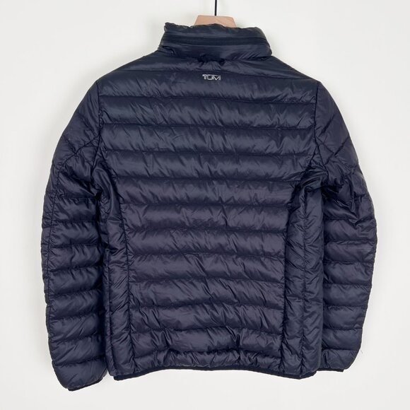Tumi Pax Down Feather Charlotte Jacket Lightweight Puffer Winter Coat Pillow - M - Picture 11 of 13
